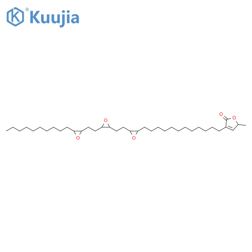 2(5H)-Furanone,3-[12-[3-[2-[3-[2-(3-decyloxiranyl)ethyl]oxiranyl]ethyl]oxiranyl]dodecyl]-5-methyl-(9CI) structure