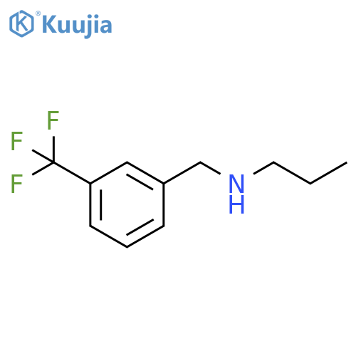 propyl({3-(trifluoromethyl)phenylmethyl})amine structure