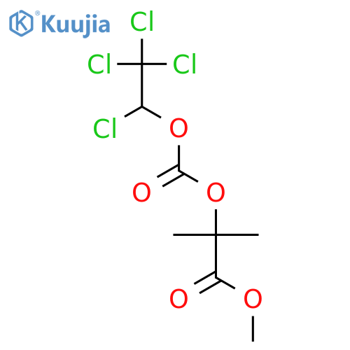 2-Methyl-2-(1,2,2,2-tetrachloroethoxy)carbonyloxypropanoic Acid Methyl Ester structure