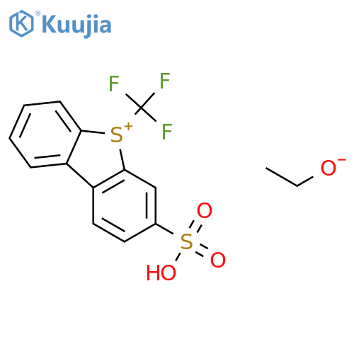 Dibenzothiophenium,3-sulfo-5-(trifluoromethyl)-, inner salt structure