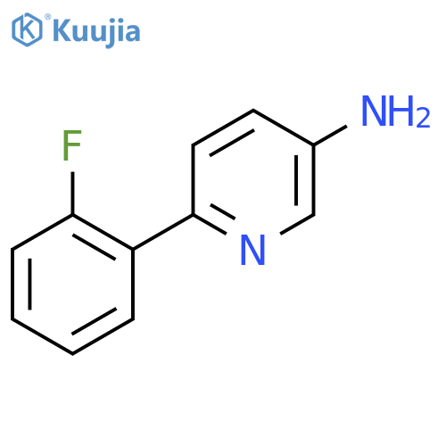6-(2-Fluorophenyl)-3-pyridinamine structure