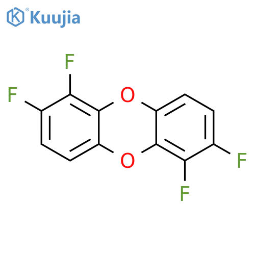 Dibenzo[b,e][1,4]dioxin, 1,2,6,7-tetrafluoro- structure