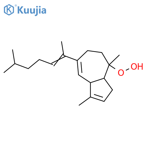 3,6,11-Pachydictyatrien-10-ol; (1α,5β,10β,11E)-form, 10-Hydroperoxide structure