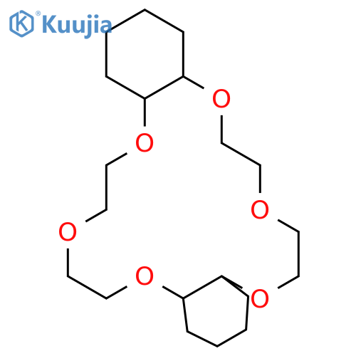Icosahydrodibenzob,k1,4,7,10,13,16hexaoxacyclooctadecine structure