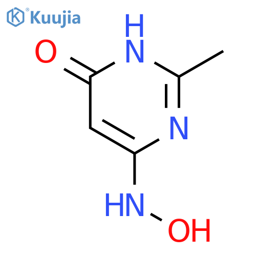 4(3H)-Pyrimidinone,6-(hydroxyamino)-2-methyl- structure