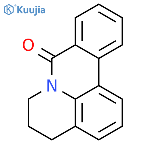4H,8H-Pyrido[3,2,1-de]phenanthridin-8-one, 5,6-dihydro- structure