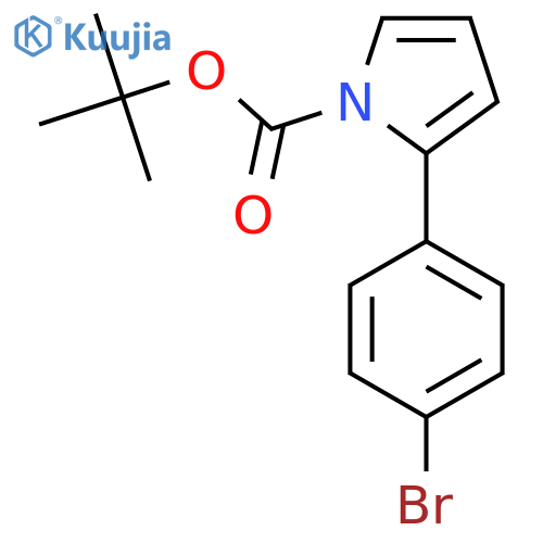 Tert-Butyl 2-(4-bromophenyl)-1H-pyrrole-1-carboxylate structure