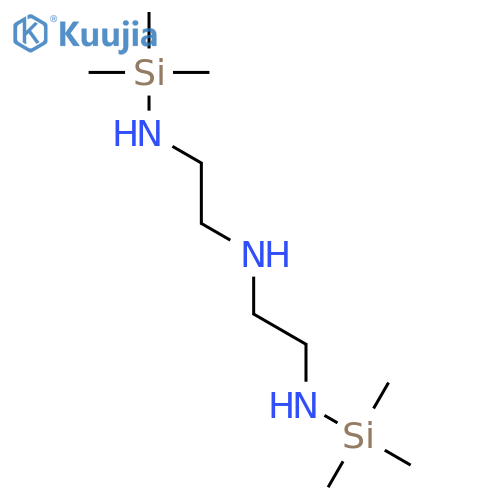 1,2-Ethanediamine, N-(trimethylsilyl)-N'-[2-[(trimethylsilyl)amino]ethyl]- structure