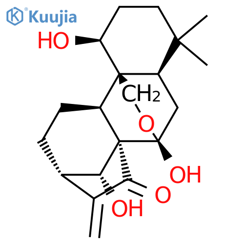 Kaur-16-en-15-one,7,20-epoxy-1,7,14-trihydroxy-, (1a,7a,14R)- structure