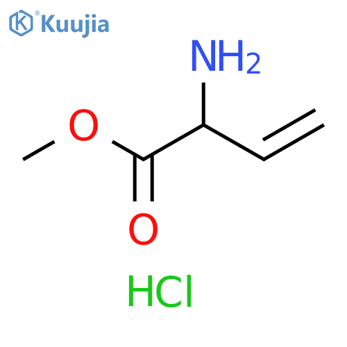 methyl 2-aminobut-3-enoate hydrochloride structure