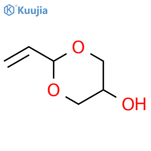 1,3-Dioxan-5-ol,2-ethenyl-, cis- structure