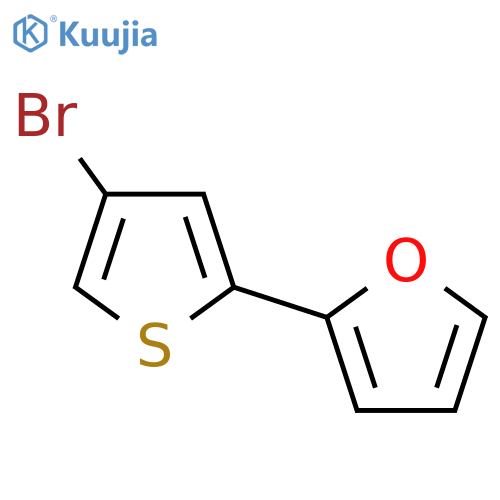 2-(4-bromothiophen-2-yl)furan structure