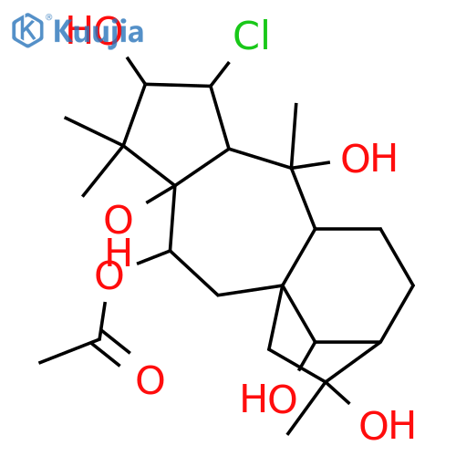 2-Chloro-3,5,6,10,14,16-grayanotoxanehexol; (1α,2α,3β,5β,6β,10α,14β,16α)-form, 6-Ac structure