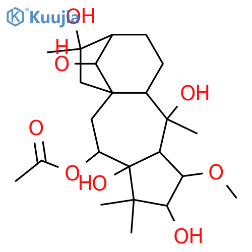 2,3,5,6,10,14,16-Grayanotoxaneheptol; (1α,2α,3β,5β,6β,9β,10α,14β,16α)-form, 2-Me ether, 6-Ac structure