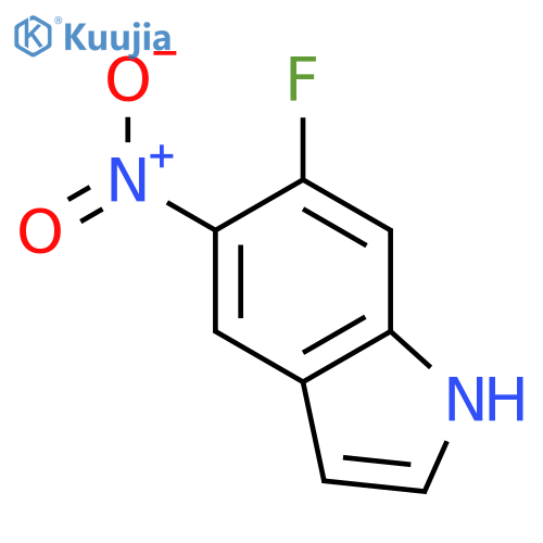 6-Fluoro-5-nitro-1H-indole structure
