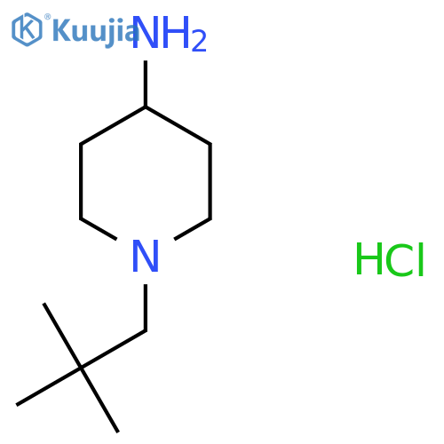 1-(2,2-Dimethylpropyl)-4-piperidinamine hydrochloride structure