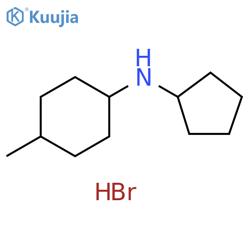 N-cyclopentyl-4-methylcyclohexanamine hydrobromide structure