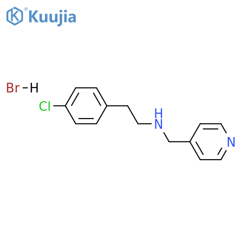 [2-(4-chlorophenyl)ethyl](4-pyridinylmethyl)amine hydrobromide structure