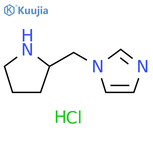 1-(2-pyrrolidinylmethyl)-1H-imidazole dihydrochloride structure
