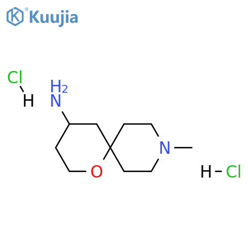 9-Methyl-1-oxa-9-azaspiro5.5undecan-4-amine Dihydrochloride structure