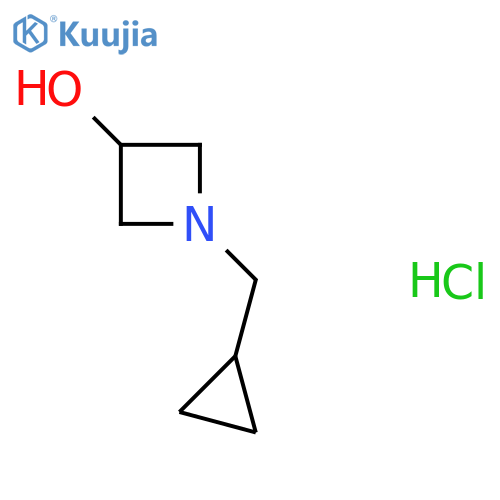 1-(Cyclopropylmethyl)-3-azetidinol hydrochloride structure