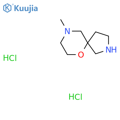 9-Methyl-6-oxa-2,9-diazaspiro[4.5]decane dihydrochloride structure