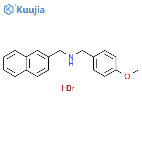 (4-methoxybenzyl)(2-naphthylmethyl)amine hydrobromide structure