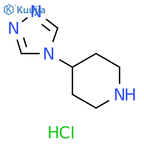 4-(4H-1,2,4-triazol-4-yl)piperidine dihydrochloride structure