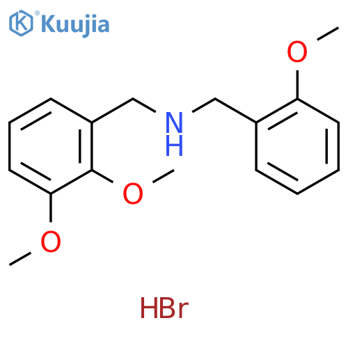 (2,3-dimethoxybenzyl)(2-methoxybenzyl)amine hydrobromide structure