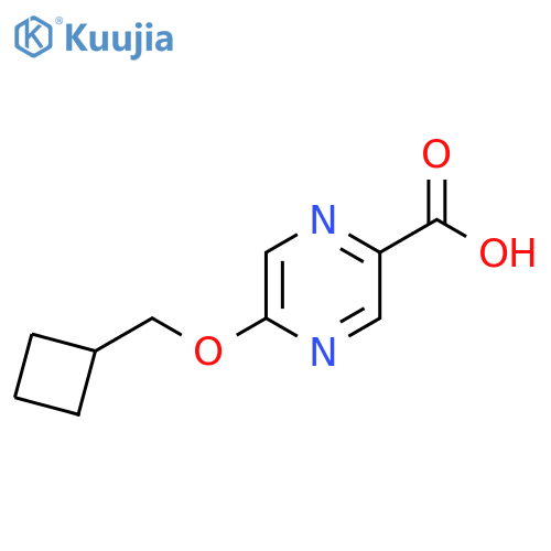 5-(Cyclobutylmethoxy)pyrazine-2-carboxylic acid structure