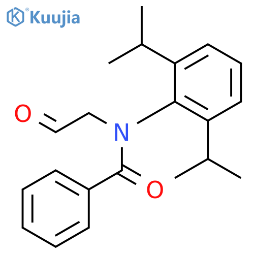 N-[2,6-Bis(1-methylethyl)phenyl]-N-(2-oxoethyl)benzamide structure