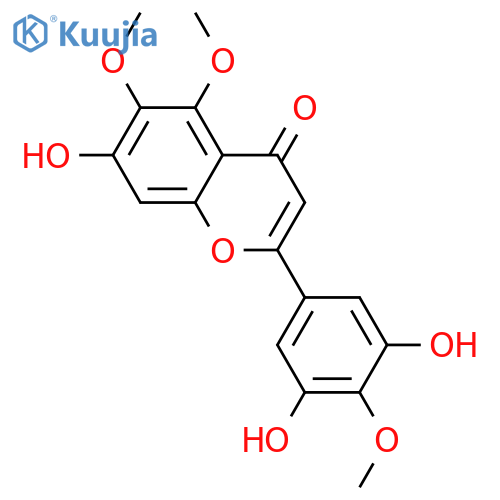 3',4',5,5',6,7-Hexahydroxyflavone; 4',5,6-Tri-Me ether structure