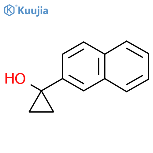 1-(naphthalen-2-yl)cyclopropan-1-ol structure