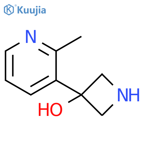 3-(2-methylpyridin-3-yl)azetidin-3-ol structure