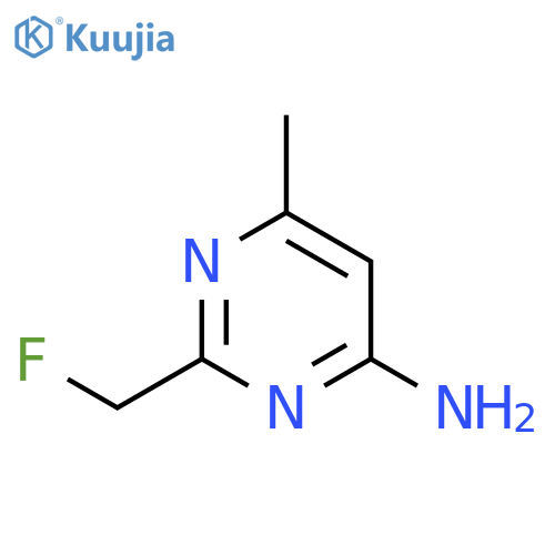Pyrimidine, 4-amino-2-(fluoromethyl)-6-methyl- (8CI) structure