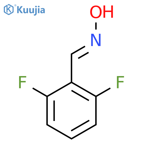 (E)-N-[(2,6-difluorophenyl)methylidene]hydroxylamine structure
