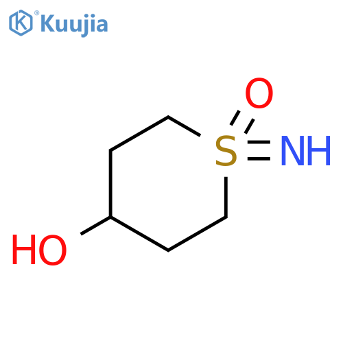 1λ4-Thiopyran-4-ol, hexahydro-1-imino-, 1-oxide structure