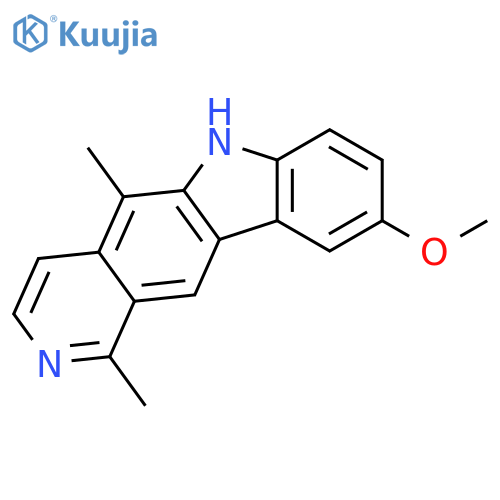 6H-Pyrido[4,3-b]carbazole,9-methoxy-1,5-dimethyl- structure