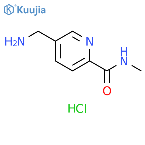 5-(aminomethyl)-N-methylpyridine-2-carboxamide hydrochloride structure