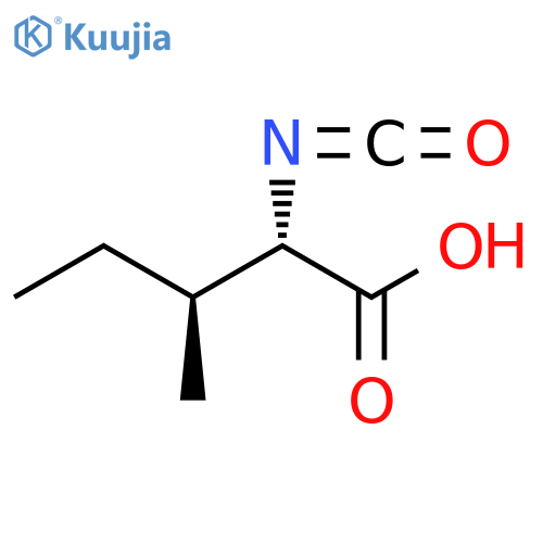 (2S,3S)-2-isocyanato-3-methylpentanoic acid structure