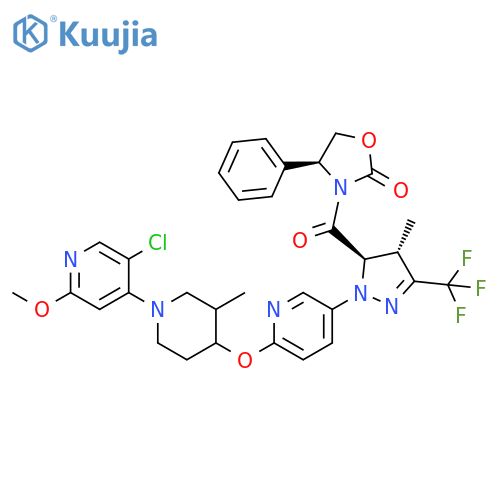 3-(6-chloro-2-methoxypyridin-3-yl)-3-methylpiperidin-2-one structure