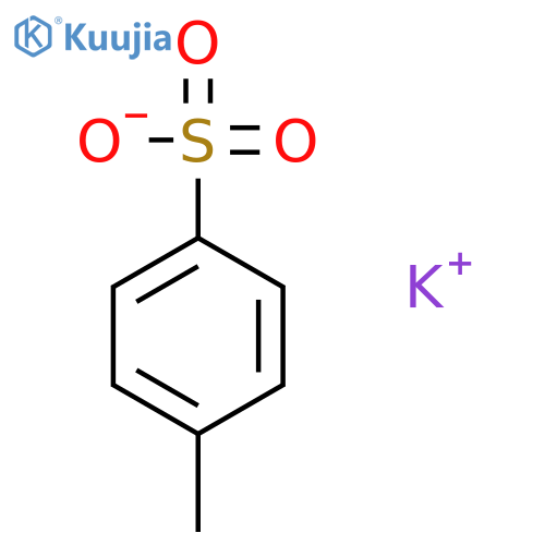 Benzenesulfonic acid,4-methyl-, potassium salt (1:1) structure