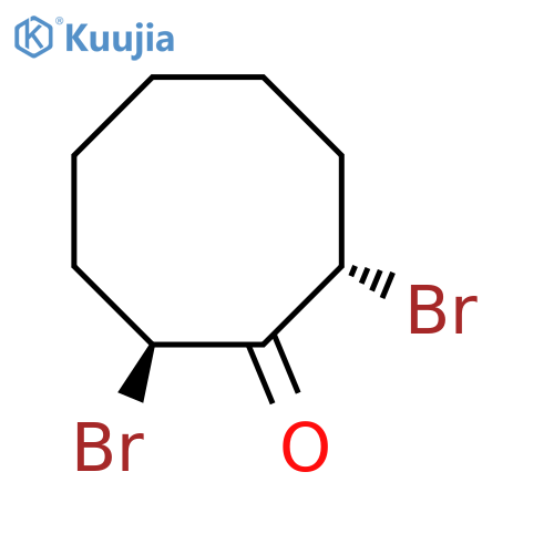 rac-(2R,8R)-2,8-dibromocyclooctan-1-one, trans structure