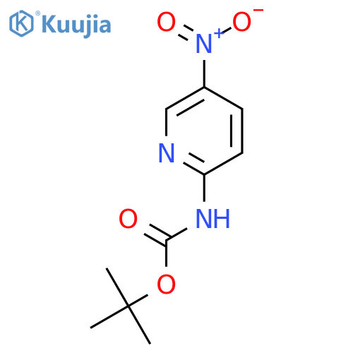 tert-Butyl (5-nitropyridin-2-yl)carbamate structure