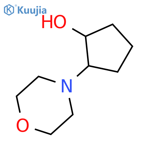 2-(morpholin-4-yl)cyclopentan-1-ol structure