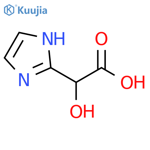 2-hydroxy-2-(1H-imidazol-2-yl)acetic acid structure