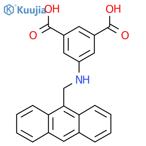 5-[(9-Anthrylmethyl)amino]isophthalic Acid structure