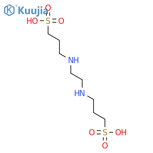 1-Propanesulfonic acid, 3,3'-(1,2-ethanediyldiimino)bis- structure