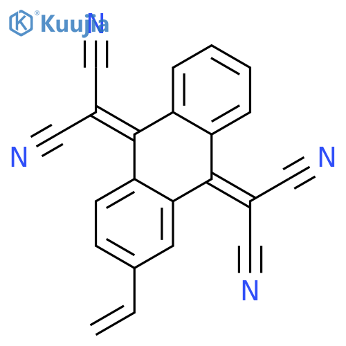 2,2'-(2-Vinylanthracene-9,10-diylidene)dimalononitrile structure