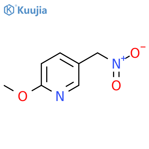 2-methoxy-5-(nitromethyl)pyridine structure